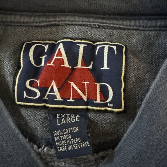 Vtg 90s Y2K St Louis Rams Football FADED Distressed Blue Galt Sand Sweatshirt XL - Picture 8 of 11